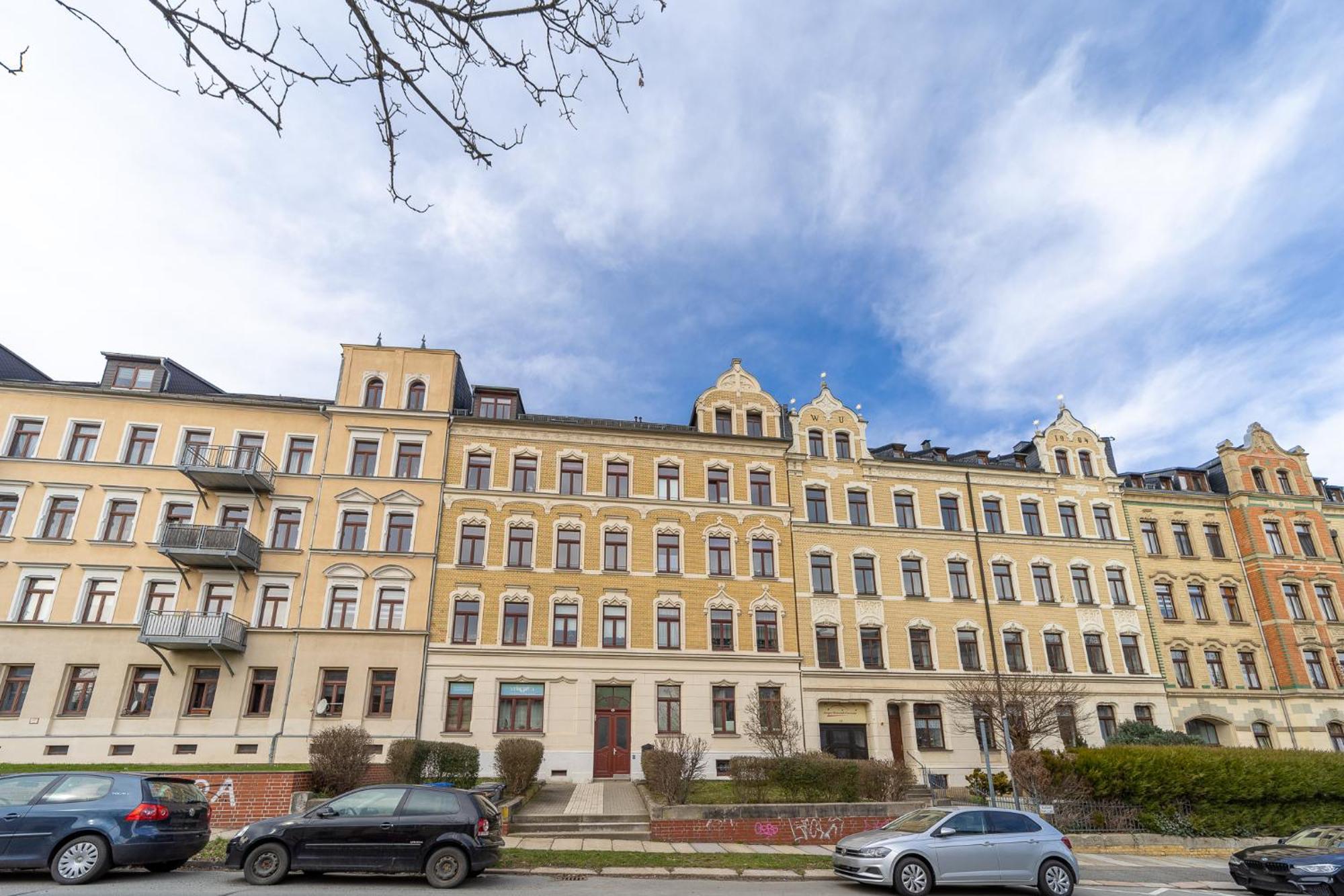 Schlossberg-Domizil Mit Weitblick - Arbeitsplatz, Balkon, Netflix, Badewanne & Yogamatte Chemnitz Extérieur photo